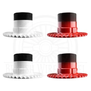 6 Lug Lowrider Universal Knock Off Wire Wheel Adapters | 6x5.5, 6x135 | Set of 4 - Picture 1 of 12