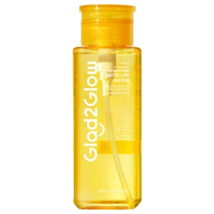 Glad2Glow Yuja Vitamina C Brillo Agua Micelar Aceite Limpiador Piel Opaca 300 ml - Imagen 1 de 6