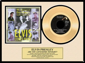 ELVIS PRESLEY ARE YOU LONESOME TONIGHT? 7" GOLDENE SCHALLPLATTE LIMITED ED. 1960 - Picture 1 of 1