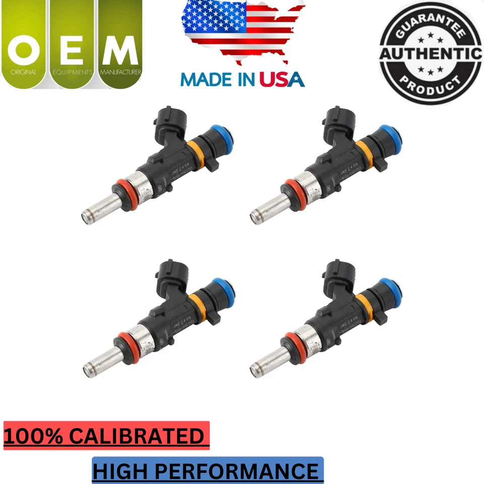 x4 NUEVO INYECTOR DE COMBUSTIBLE BOSCH GENUINO para Mitsubishi Outlander Sport 2011-2013 2,0 L Foto 1 de 4