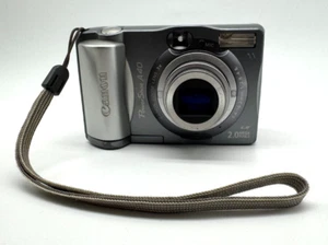 Canon PowerShot A40 Digitalkamera PC1019 2MP Silber 3x Optischer Zoom AA - Bild 1 von 12