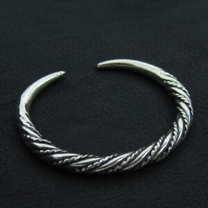 925 Silver Viking Bracelet. Medieval. Scandinavian. Historical Reenactment.