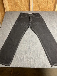 Artful Dodger Jeans Mens Sz W36 x L32.5 Black Beaded Embroidery Studs Distress - Bild 1 von 15