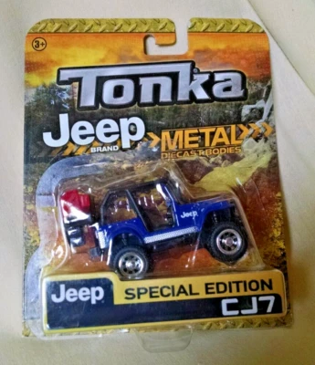 JEEP CJ7 BLUE TONKA SPECIAL EDITION METAL DIE CAST BODIES 2015 HASBRO 09012. - Image 1 of 4