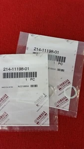 Yamaha R1 98-14 Oil Cleaner Pan Drain Plug Washer (2) Genuine Yamaha. New B23C - Picture 1 of 1