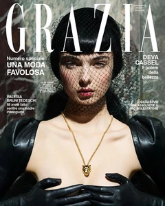 DEVA CASSEL Grazia Magazine Italia February 2025 Brand New - Picture 1 of 4