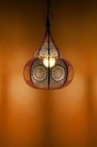 Moroccan Turkish Hanging Lamps, Ceiling Fixture Lantern Lights Home Decor Lights - Picture 1 of 6
