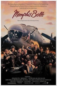 Memphis Belle Poster – 1990 WWII Bomber Crew Film Art by Warner Bros - Picture 1 of 14