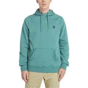 Timberland Felpa da Uomo con Cappuccio Loopback Verde Taglia XXL Codice TB0A5... - Imagen 1 de 5