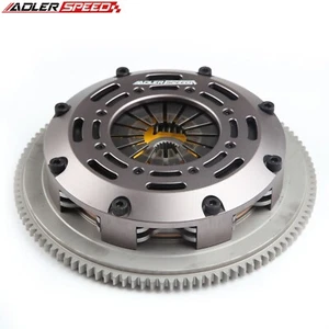 Sprung Clutch Twin Disc For ECLIPSE TALON TSI LASER RS 4G63 AWD 6 BOLT Standard - Picture 1 of 6