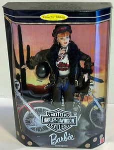 1998 COLLECTOR ED 2ND Second HARLEY DAVIDSON RED BARBIE DOLL Mattel #20441 NRFB - Bild 1 von 9