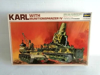 HASEGAWA 1/72 KARL WHITH MUNITIONSPANZER IV  NO.33 KIT MONTAGGIO - Immagine 1 di 2