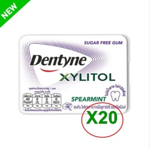 Dentyne Xylitol Spearmint Gum Sugar Free 11.2 g, Pack of 20 Free Shipping - Foto 1 di 7