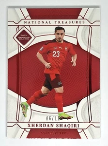 2022 Panini National Treasures Road To World Cup Xherdan Shaqiri Ruby /11 #138 - Bild 1 von 5