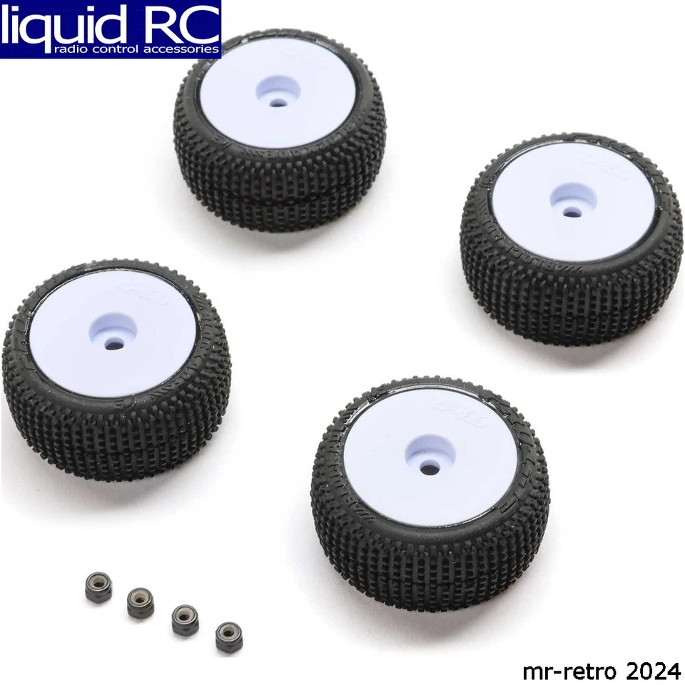 Neumático de bloqueo Pro-Line -2633 rueda Proline OE blanca montada: Micro-T Foto 1 de 1