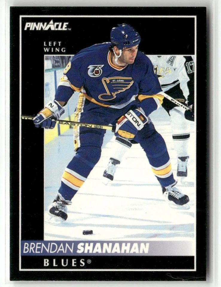 1992-93 PINNACLE #114 BRENDAN SHANAHAN ST. LOUIS BLUES - Image 1 of 2