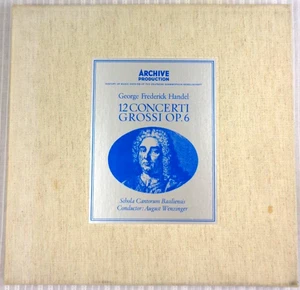 Georg Friedrich Händel August Wenzinger  12 Concerti Grossi Op. 6 (3 LP Box Set) - Picture 1 of 7