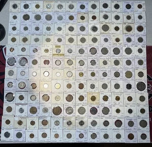 1905 - 2015 Central America & Caribbean 144 Coin Collection Lot 21 Countries - Picture 1 of 14
