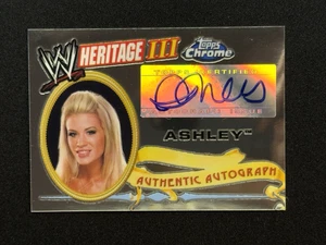 Ashley Massaro 2008 Topps Heritage III Chrome WWE Authentic Autograph Auto - Bild 1 von 11