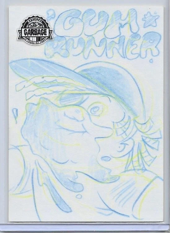 2023 TOPPS GARBAGE PAIL KIDS KRASHERS SERIES 4 SKETCH CARD 1/1 CROSBY JOE GPK - Image 1 of 1