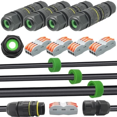 Boîte de jonction étanche Connecteur de câble extérieur Nouveau connecteur IP... - Photo 1/4