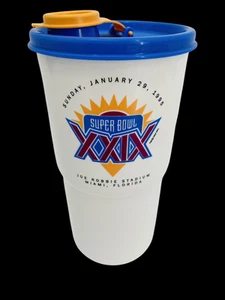 Tupperware Vintage Christbeben Super Bowl XXIX Miami FL Becher 2414 - Bild 1 von 1
