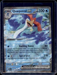 Quaquaval ex SV02: Paldea Evolved Pokémon #052/193 Doble Raro Casi Nuevo+ - Imagen 1 de 2