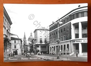Cartolina Mantova - Piazza Martiri di Belfiore - 1955 ca. - Foto 1 di 1
