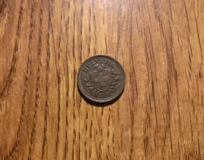 SWITZERLAND 1 RAPPEN 1932 COIN (1129) - Image 1 of 2