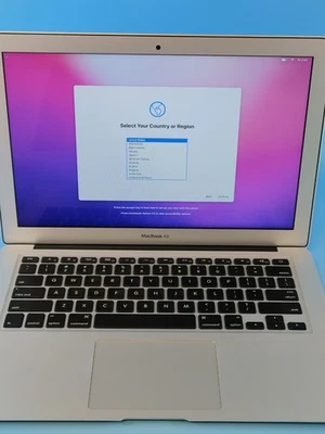 Apple 2017 MacBook Air MJVE2LL/A   A1466 13" i5-5250U 1.6GHz 8GB RAM 128GB SSD - Image 1 of 4
