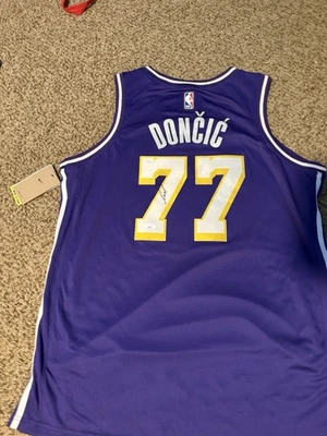Luka Doncic Los Angeles Lakers City Edition Jersey Signed-JSA-COA - Image 1 of 3