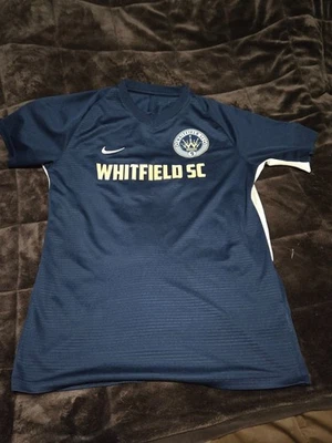 Camiseta deportiva de fútbol/futbol Nike WHITFIELD SC #2 para hombre azul MEDIANO Foto 1 de 4