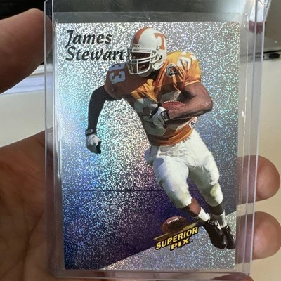 1995 Superior Pix James Stewart Football Card #3 - Image 1 of 2