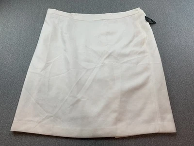 Falda Le Suit Tejida Geométrica de Negocios Mujer Plus 24W Marfil Carrera Clásica Básica Foto 1 de 4