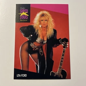 1991 Pro Set SuperStars MusiCards Lita Ford Card #178 - Picture 1 of 2