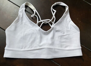 ATHLETA sports bra - White Strappy Small