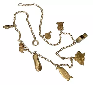 PIDIDDLY LINKS Messing Anhänger goldfarbene Gliederkette - Bild 1 von 10