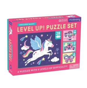 Mudpuppy Level Up 4 Puzzle Set – Unicorn Age 3+ 05032 - Picture 1 of 6