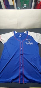  Texas Rangers  MLB Team apparel Women's Fashion Jersey L - Picture 1 of 4