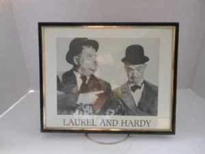 LAUREL AND HARDY FRAMED PHOTO - Picture 1 of 4