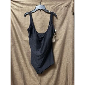 NWT Gottex Harbourside Women’s Textured Square Neck One Piece Swimsuit Size 18 - Picture 1 of 5