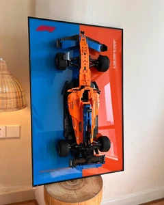 LEGO McLaren Formula 1 Wall Mount Display & Storage Frame 42141 FREE FAST SHIPPI - Picture 1 of 9