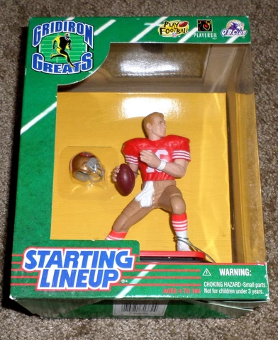JOE MONTANA 1997 NFL Starting Lineup Gridiron Greats Action Figure 49ers HOF Cover
