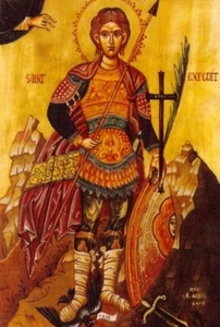 SAINT EXPEDIER Expedite Expeditus #3 Patron of financial problems 8" x 10" PRINT - Picture 1 of 1