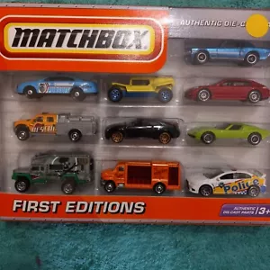 MATCHBOX 10 CAR GIFT PACK FIRST EDITIONS 1968 CALIFORINA Special Lambo Miura - Picture 1 of 8