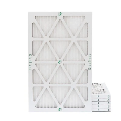 Glasfloss ZL 12x20x1 MERV 10 (FPR 7) Pleated Furnace Air Filters. 6 Pack - Image 1 of 4