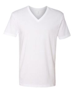 Next Level Mens Premium Short Sleeve V Neck Blank Plain T Shirt 3200 Up To 2XL