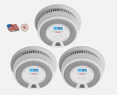 X-Sense Combination SC07 3-pack Smoke and Carbon Monoxide Alarm Brand New