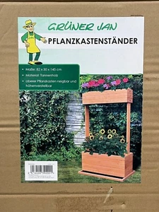Grüner Jan Pflanzkastenständer Tannenholz 145cm Blumenkasten Pflanzgefäß - Bild 1 von 1