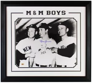 Bobby Murcer Signed New York Yankees Framed MLB Photo of Mantle /Murcer/Maris - Picture 1 of 3